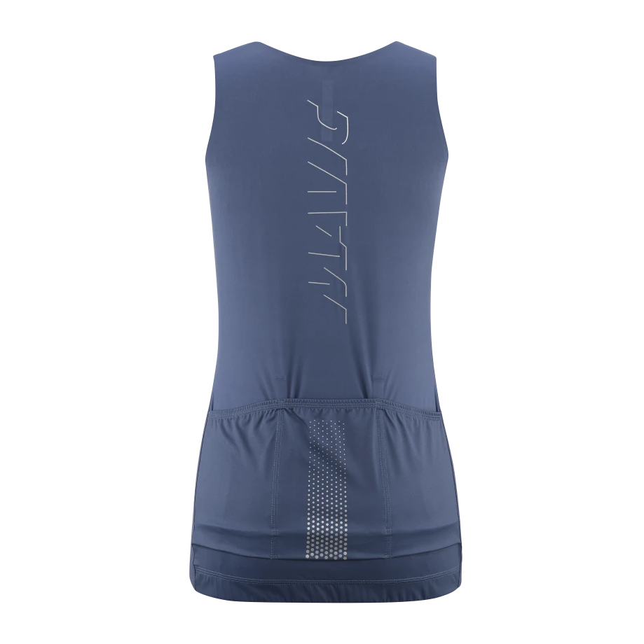Dames MAVIC AKSIUM Mouwloze Jersey Blauw