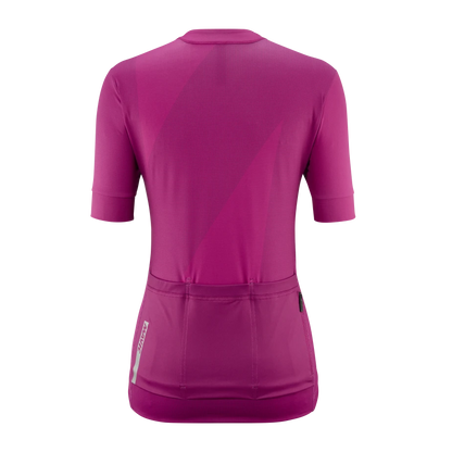 Wielershirt MAVIC AKSIUM GRAPHIC Korte Mouwen Dames Fuchsia