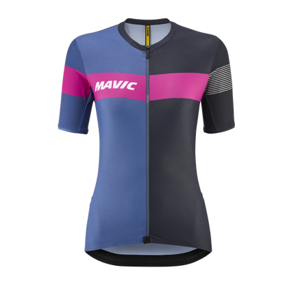 Maillot MAVIC KSYRIUM PRO Korte Mouwen Dames Blauw