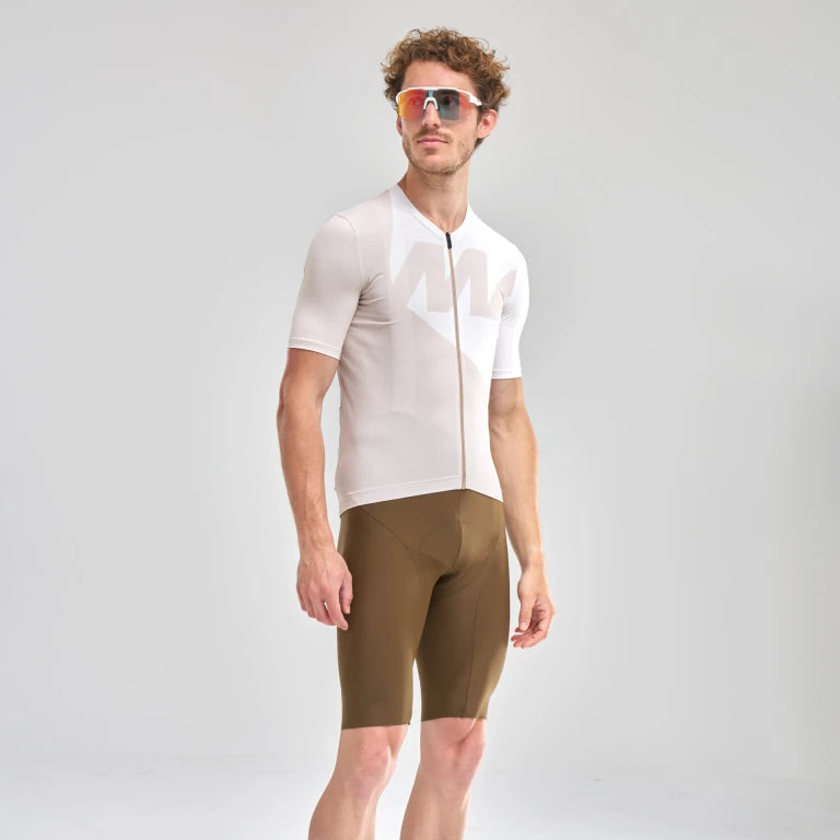 Maillot MAVIC ICON GRAPHIC Manches Courtes Beige