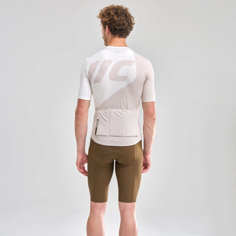 Maillot MAVIC ICON GRAPHIC Manches Courtes Beige