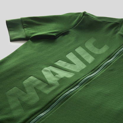 Wielershirt MAVIC AKSIUM Korte Mouwen Groen