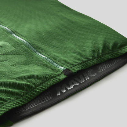 Wielershirt MAVIC AKSIUM Korte Mouwen Groen
