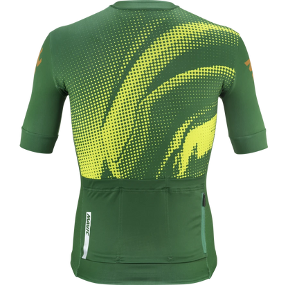Shirt MAVIC AKSIUM GRAPHIC Korte Mouwen Groen/Geel