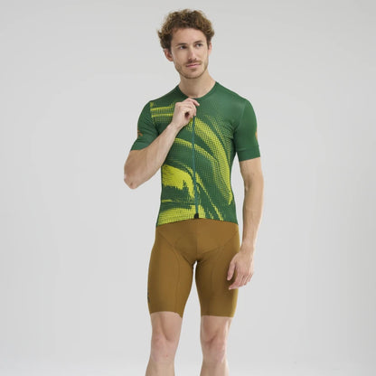 Shirt MAVIC AKSIUM GRAPHIC Korte Mouwen Groen/Geel