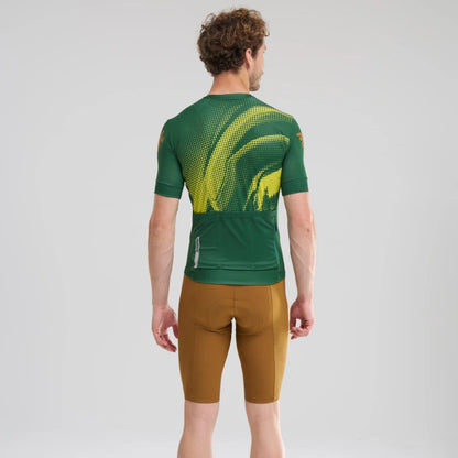 Shirt MAVIC AKSIUM GRAPHIC Korte Mouwen Groen/Geel