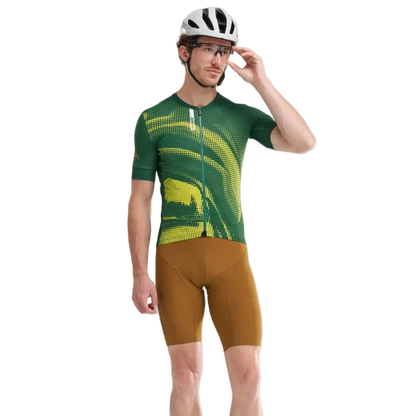 Shirt MAVIC AKSIUM GRAPHIC Korte Mouwen Groen/Geel