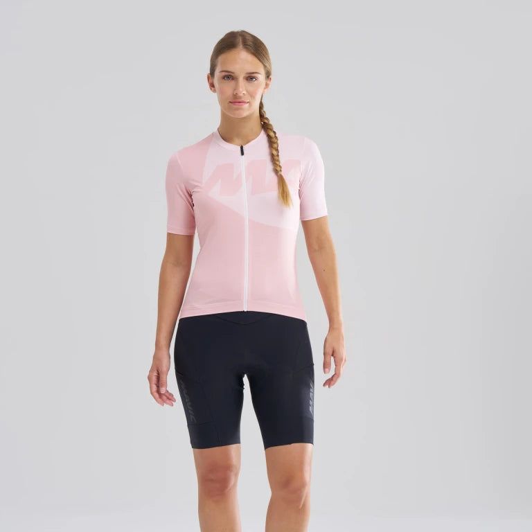 Maillot MAVIC ICON GRAPHIC Manches Courtes Femme Rose