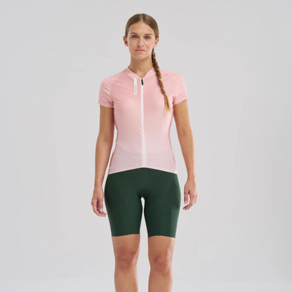 Wielershirt MAVIC AKSIUM Korte Mouwen Dames Roze