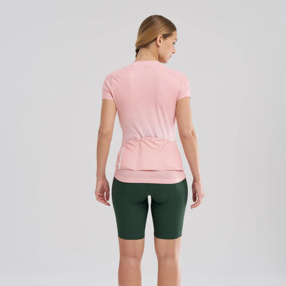 Wielershirt MAVIC AKSIUM Korte Mouwen Dames Roze