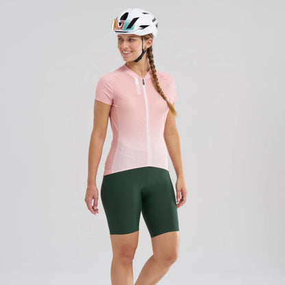 Wielershirt MAVIC AKSIUM Korte Mouwen Dames Roze