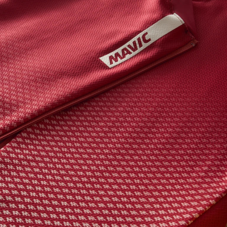 Maillot MAVIC AKSIUM Manches Courtes Femme Rouge