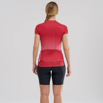 Wielrenshirt MAVIC AKSIUM Korte Mouwen Dames Rood