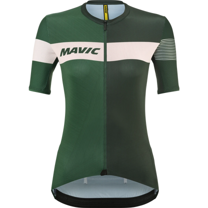 Maillot MAVIC KSYRIUM PRO Korte Mouwen Dames Kaki