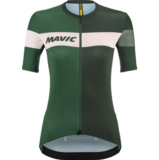 Dames MAVIC KSYRIUM PRO Korte Mouw Jersey Khaki