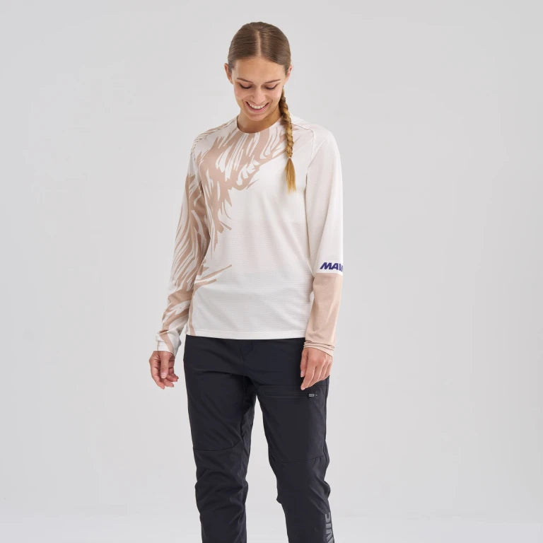 Maillot MAVIC DEEMAX ENDURO Manches Longues Femme Blanc