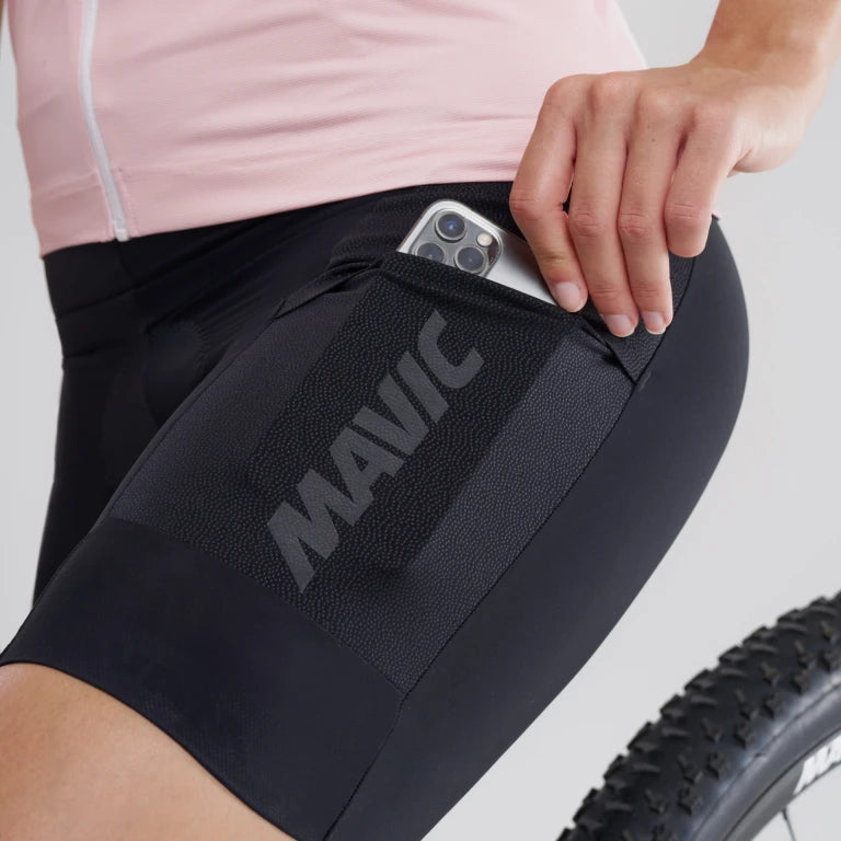 Dames MAVIC CROSSTRAIL CARGO Bibshort Zwart