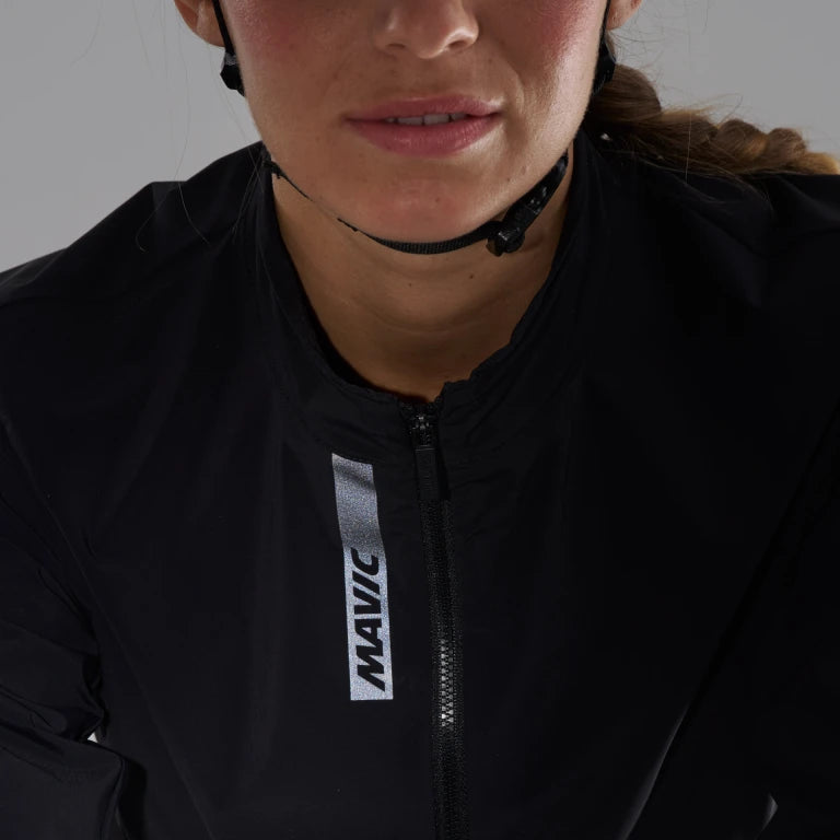 Dames MAVIC AKSIUM WIND Jas Zwart