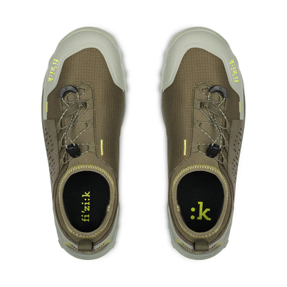 MTB-schoen FIZIK ERGOLACE 2 FLAT Brons/Groen
