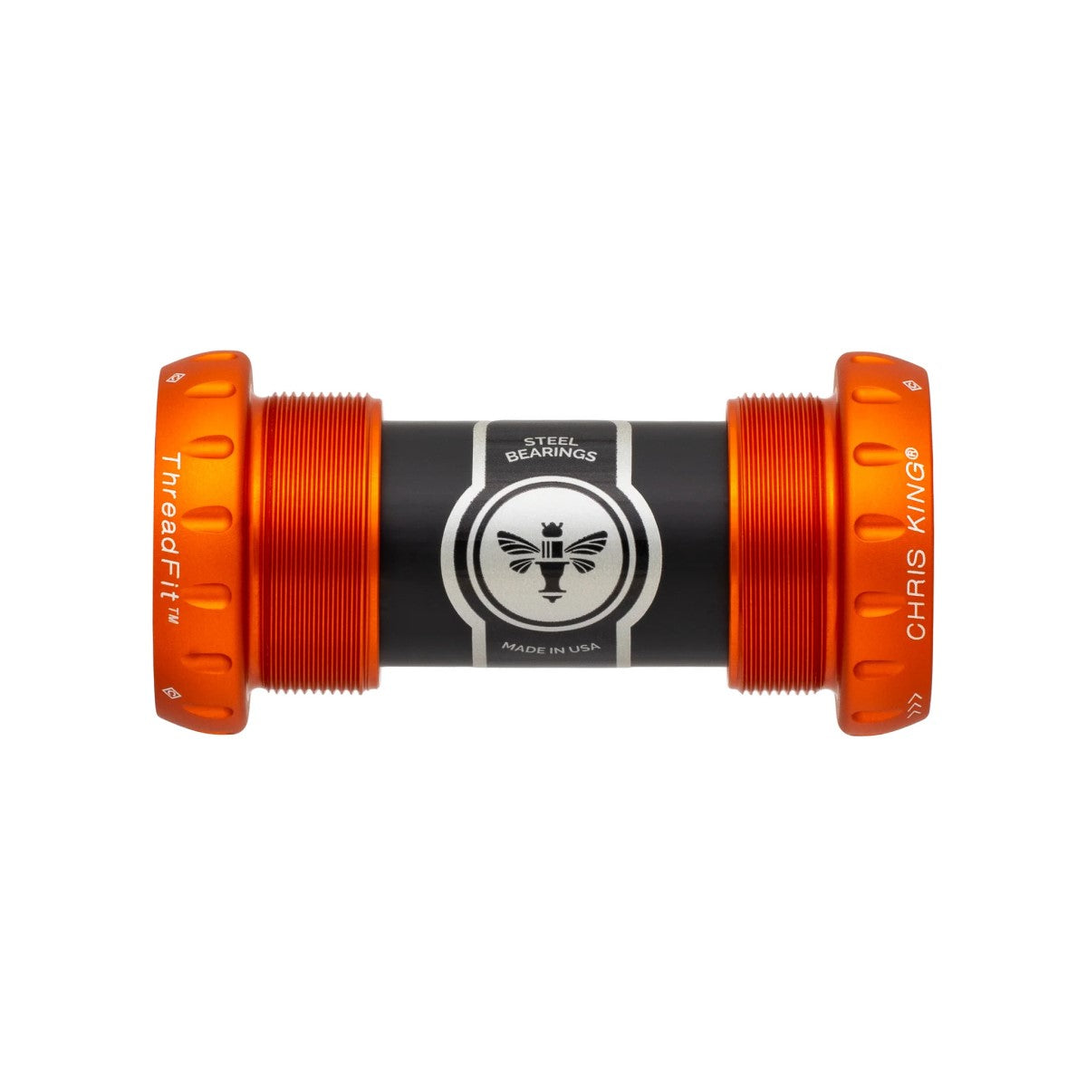 CHRIS KING ThreadFit 24 68/73mm Keramisch Oranje crankstel