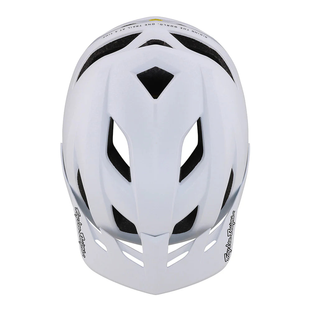 TROY LEE DESIGNS FLOWLINE ORBIT MIPS MTB Helm Wit