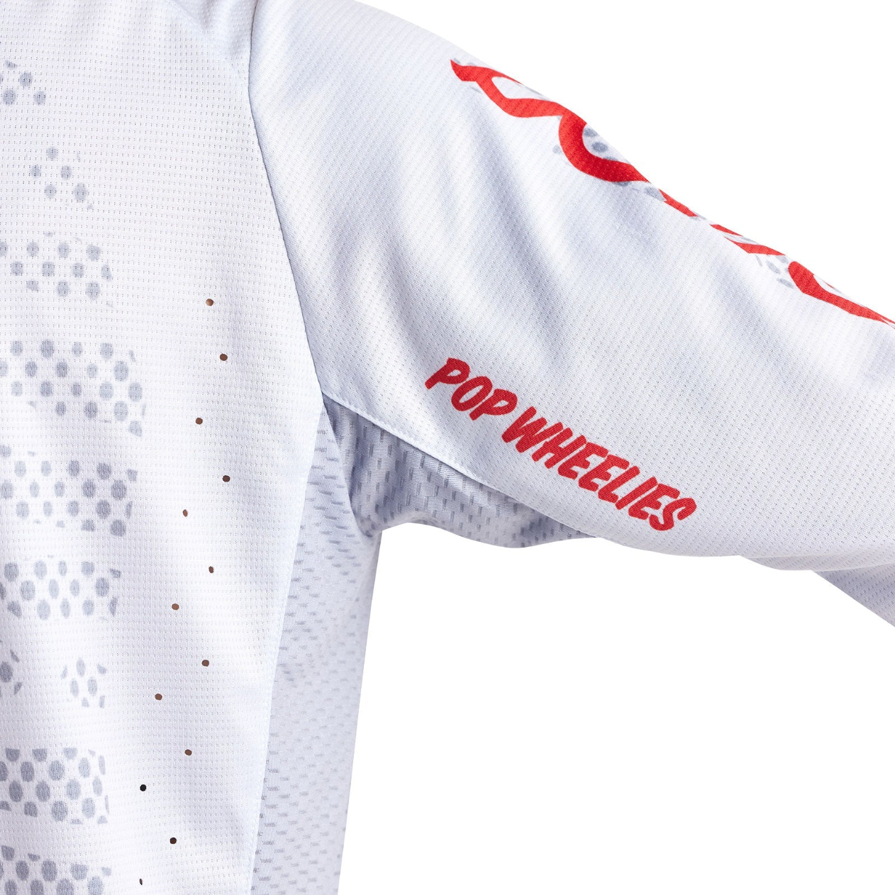 Maillot TROY LEE DESIGNS SPRINT SRAM  Manches Longues Blanc