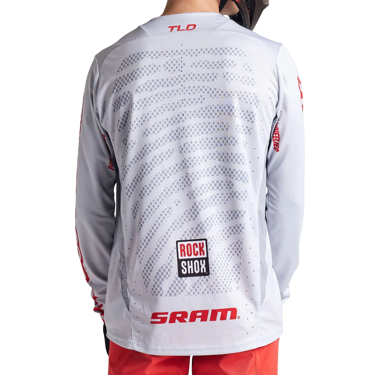 Maillot TROY LEE DESIGNS SPRINT SRAM  Manches Longues Blanc
