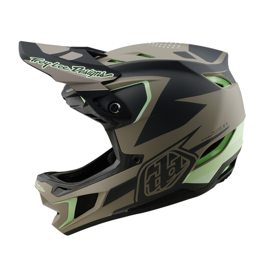 Troy Lee Design D4 COMPOSITE MIPS MTB Helm Bruin/Zwart/Geel