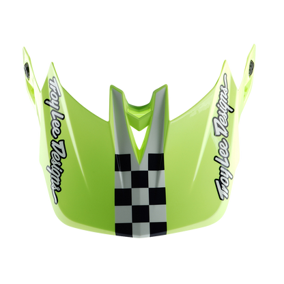 Casque VTT TROY LEE DESIGNS D4 POLYACRYLITE MIPS FIFTY 50 Jaune/Bleu