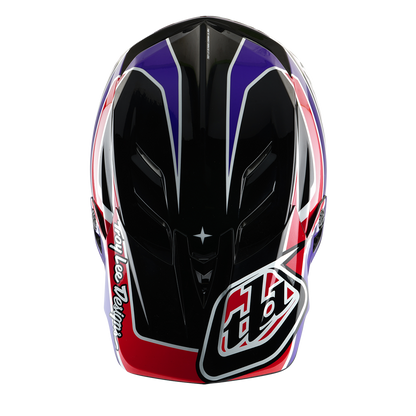 Casque VTT TROY LEE DESIGNS D4 POLYACRYLITE MIPS LINEAR Noir