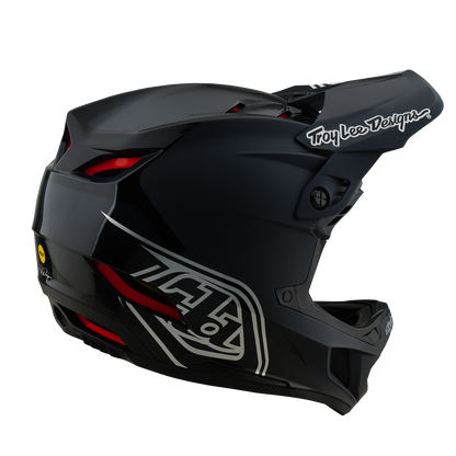 Casque VTT TROY LEE DESIGNS D4 POLYACRYLITE MIPS SHADOW Noir