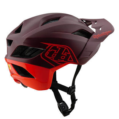MTB-Helm TROY LEE DESIGNS FLOWLINE SE MIPS Bordeaux/Rood