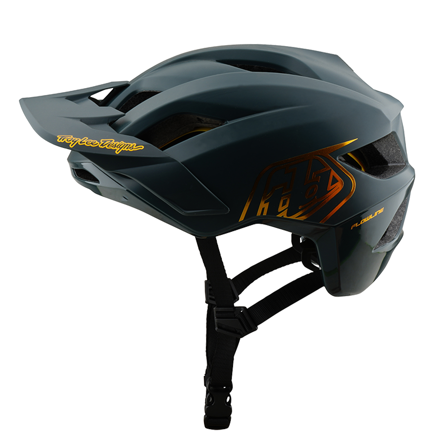 Casque VTT TROY LEE DESIGNS FLOWLINE POINT MIPS Gris/Jaune 2025