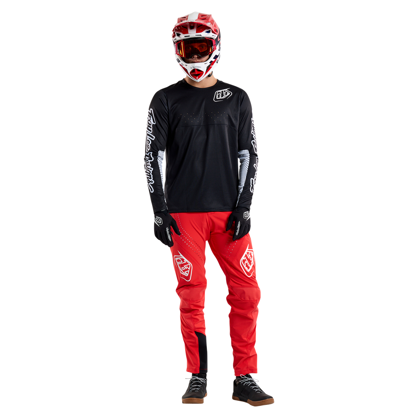 TROY LEE DESIGNS SPRINT Lange Mouw Trui Zwart