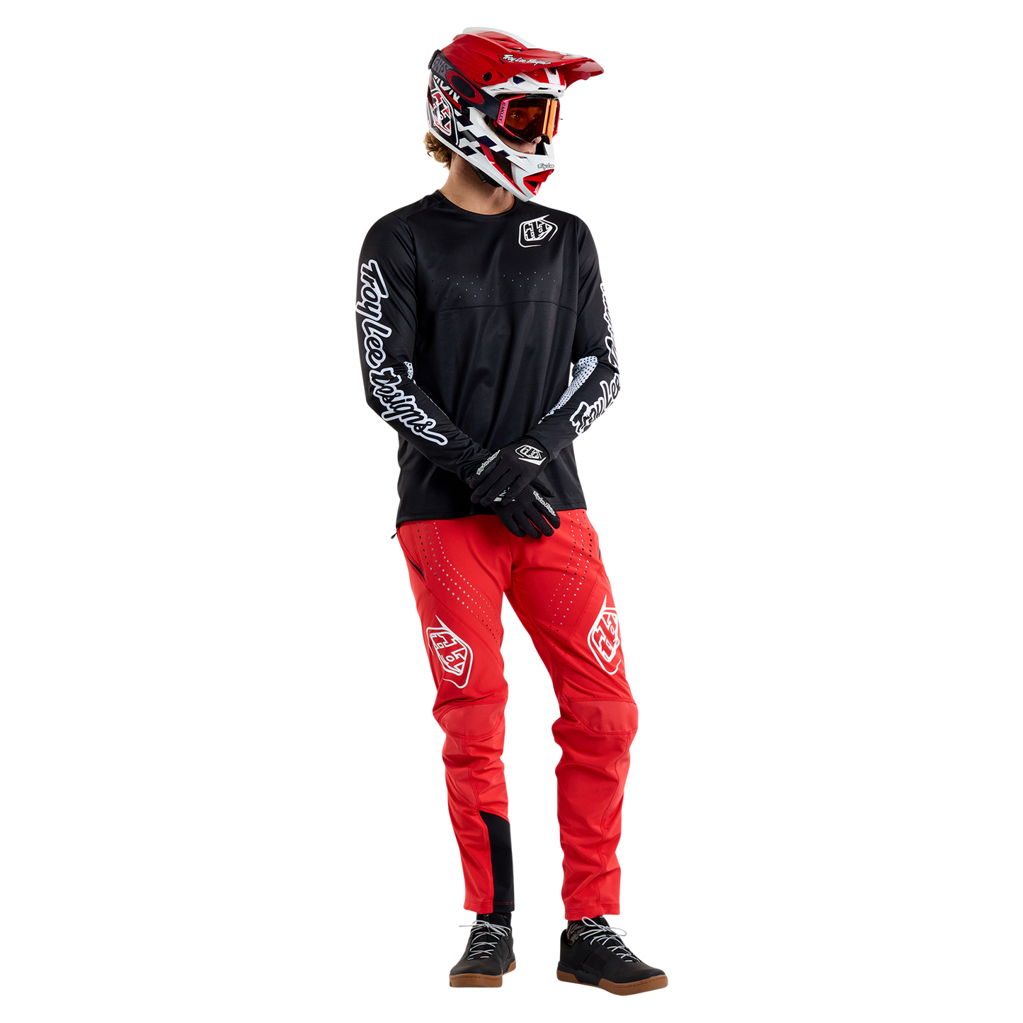 TROY LEE DESIGNS SPRINT Lange Mouw Trui Zwart