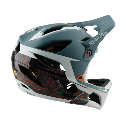 Casque VTT TROY LEE DESIGNS STAGE MIPS NEAUWAVE Gris
