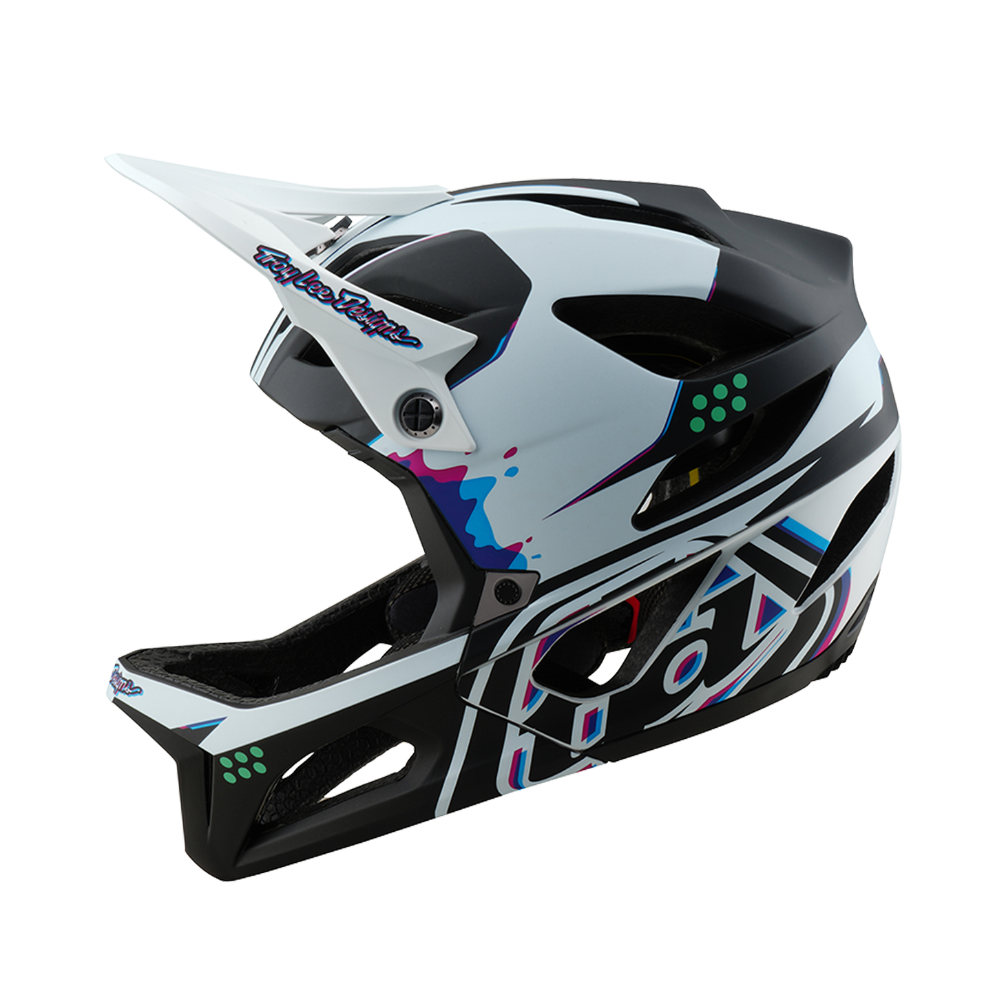 Troy Lee Design STAGE MIPS MTB Helm Zwart/Wit