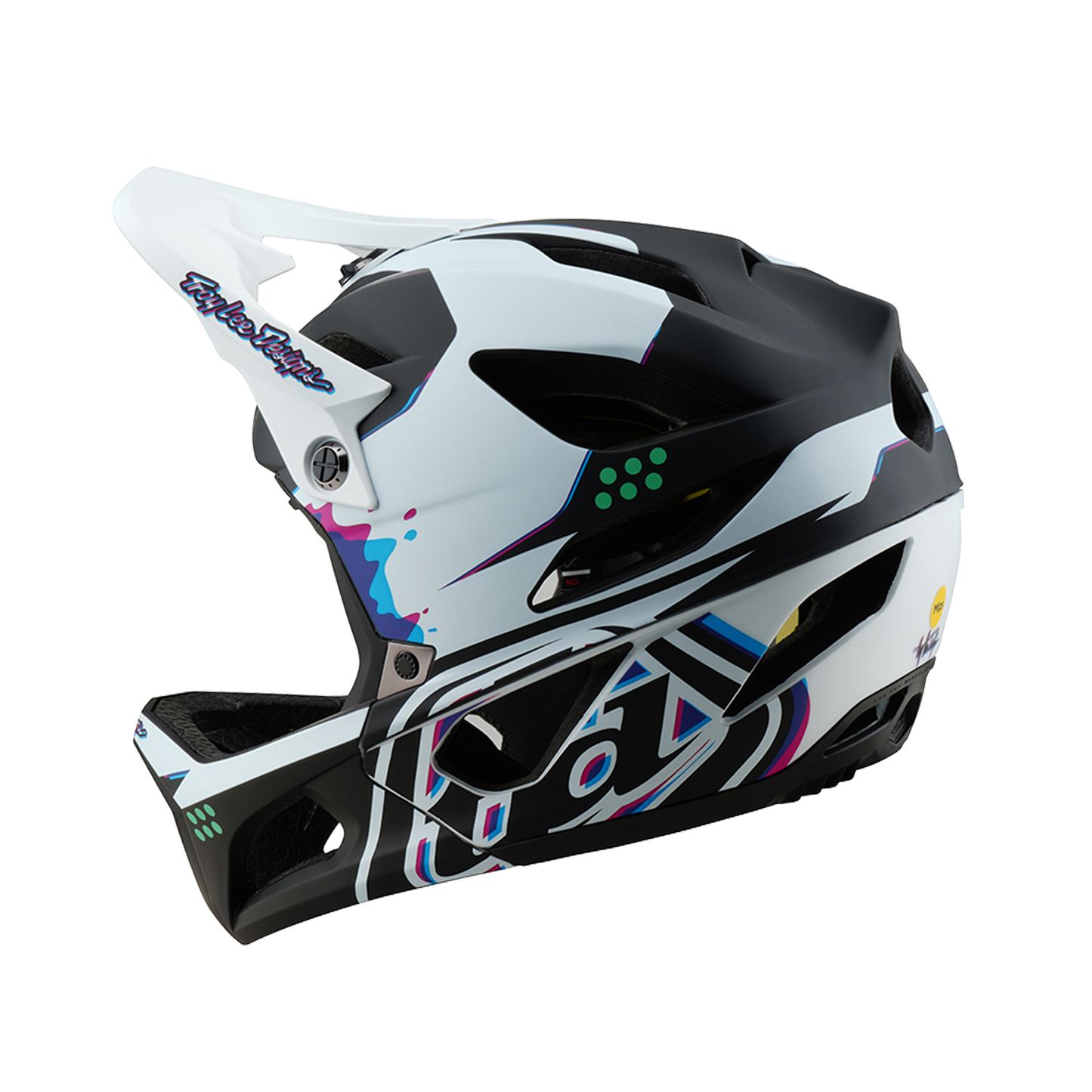 Troy Lee Design STAGE MIPS MTB Helm Zwart/Wit
