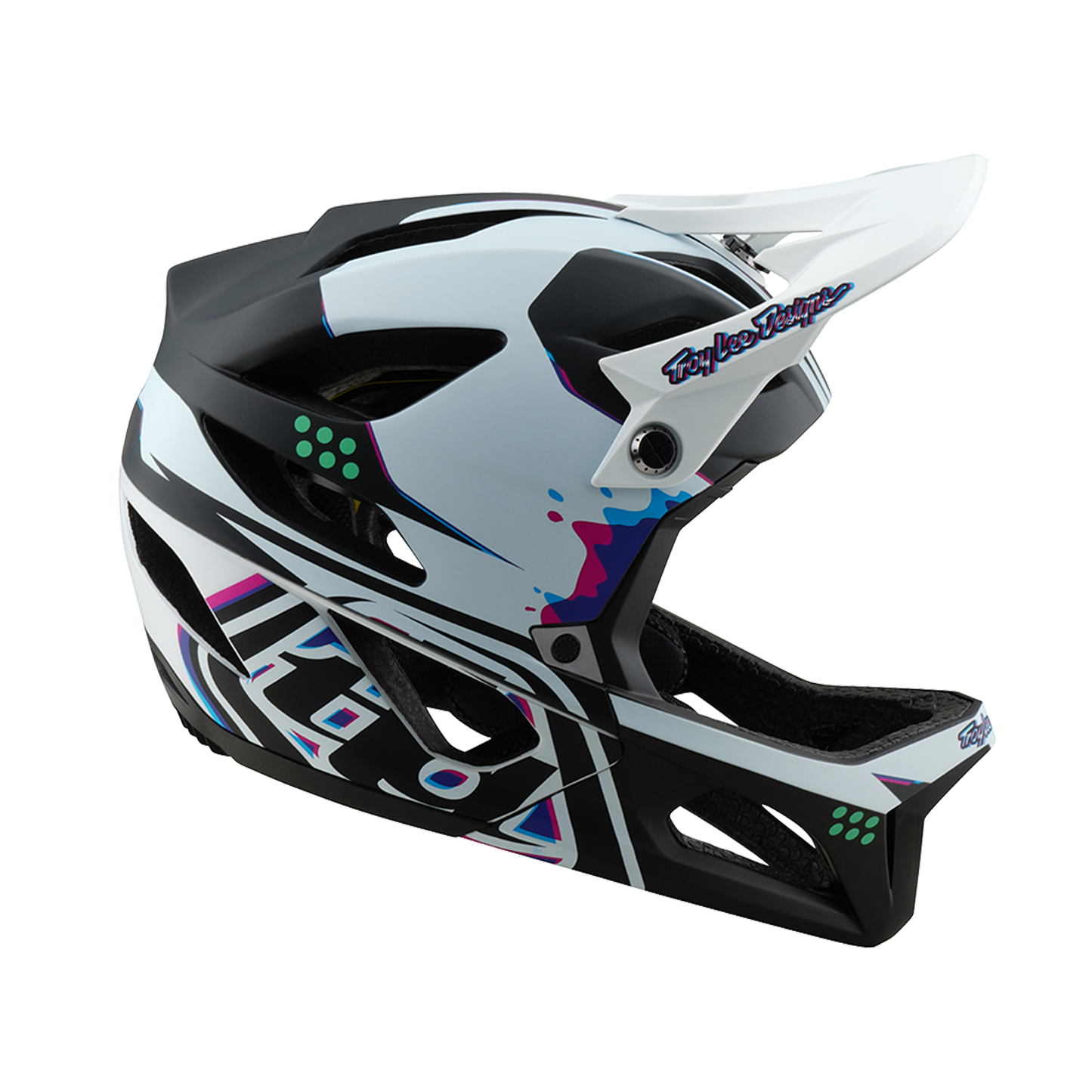 Troy Lee Design STAGE MIPS MTB Helm Zwart/Wit