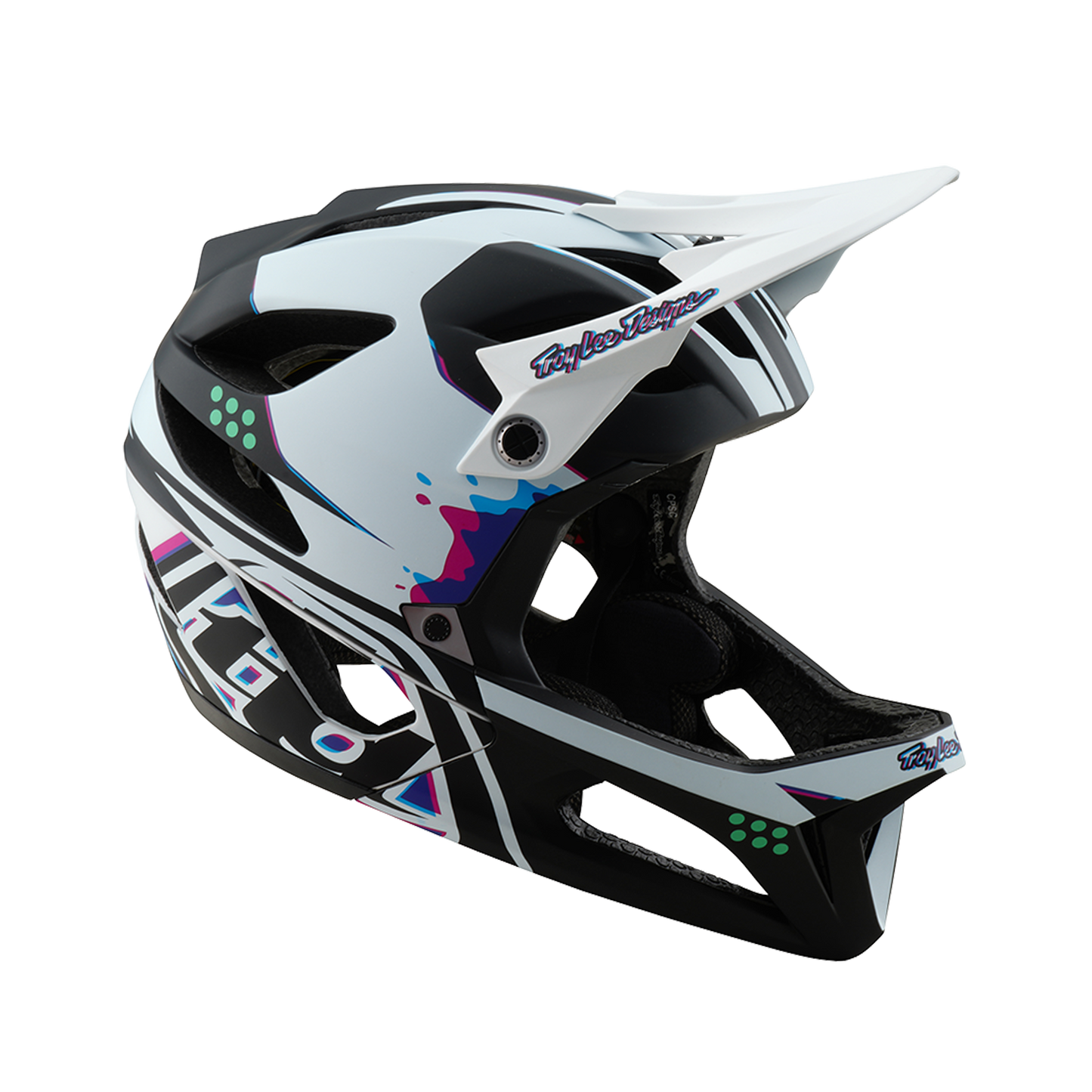 Troy Lee Design STAGE MIPS MTB Helm Zwart/Wit
