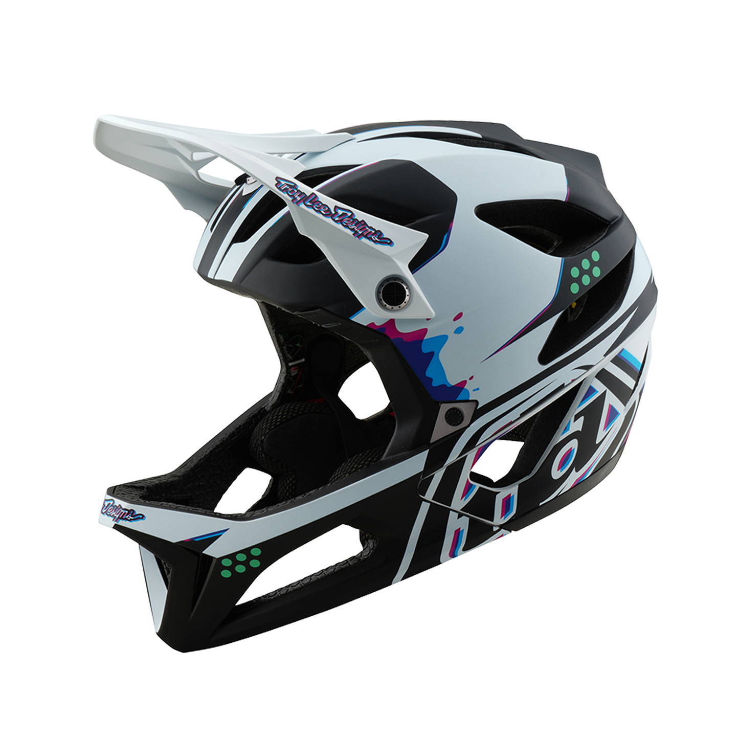Troy Lee Design STAGE MIPS MTB Helm Zwart/Wit