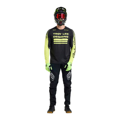 TROY LEE DESIGNS SPRINT Shirt Lange Mouwen Zwart/Geel