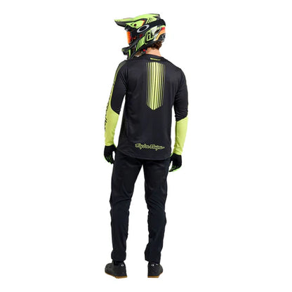 TROY LEE DESIGNS SPRINT Shirt Lange Mouwen Zwart/Geel