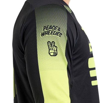 TROY LEE DESIGNS SPRINT Shirt Lange Mouwen Zwart/Geel