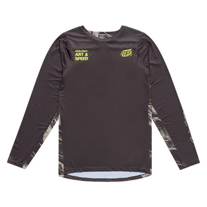 Shirt TROY LEE DESIGNS SKYLINE Lange Mouwen Grijs/Zwart