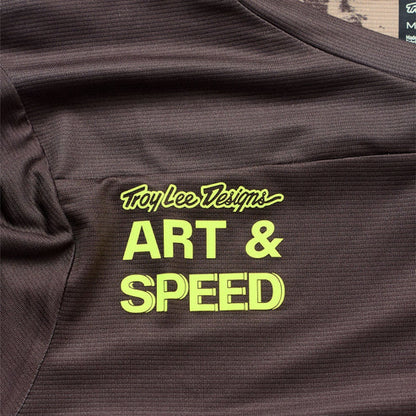 Shirt TROY LEE DESIGNS SKYLINE Lange Mouwen Grijs/Zwart