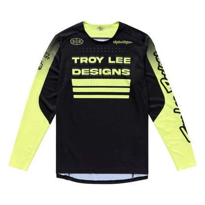 TROY LEE DESIGNS SPRINT Shirt Lange Mouwen Zwart/Geel