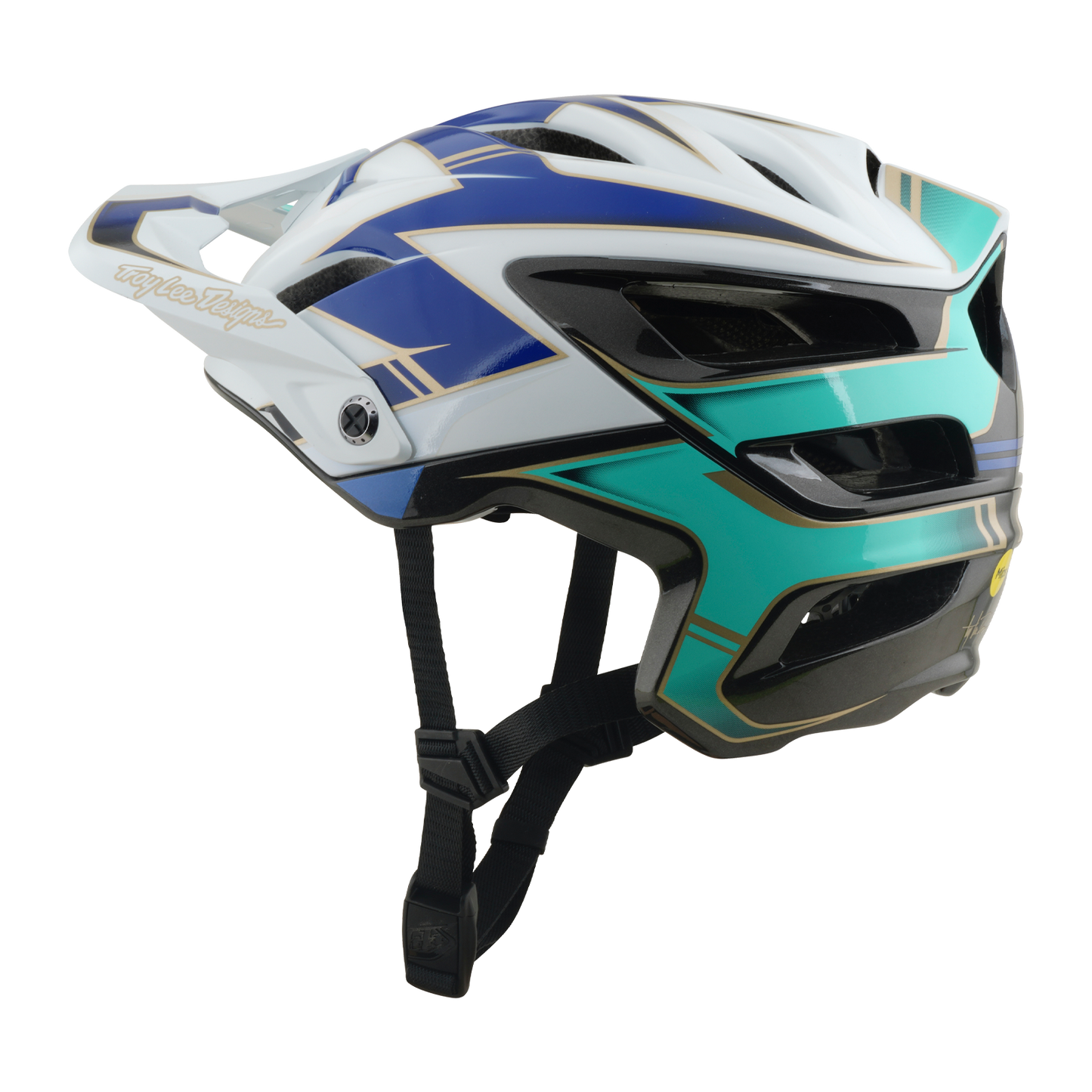 Casque VTT TROY LEE DESIGNS A3 MIPS ELECTRA Blanc