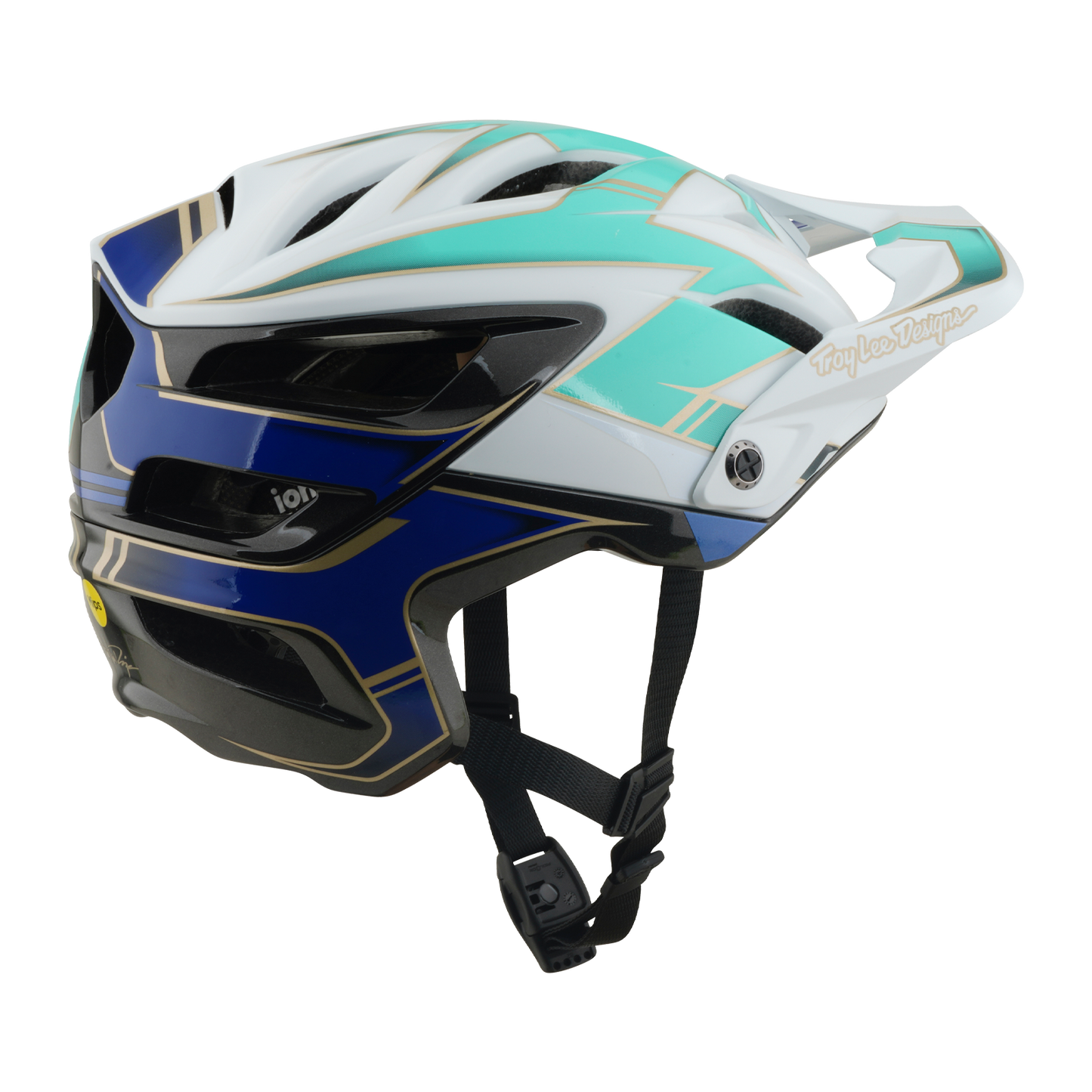 Casque VTT TROY LEE DESIGNS A3 MIPS ELECTRA Blanc