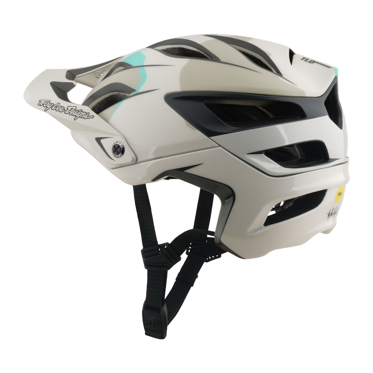 Casque VTT TROY LEE DESIGNS A3 MIPS HALO PUMICE Blanc/Camo